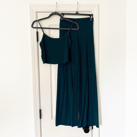 Victorias Secret XS teal green y2k lounge set / pj set - Picture 1 of 8